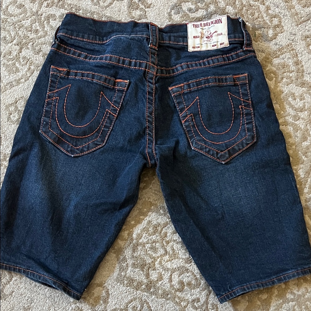 True Religion Denim Shorts- Ricky Relaxed Straight